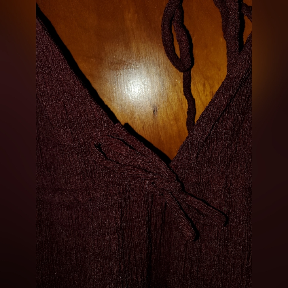 Free People Beach Martina Maxi Dress (Wine/Eggplant) - Picture 4 of 7